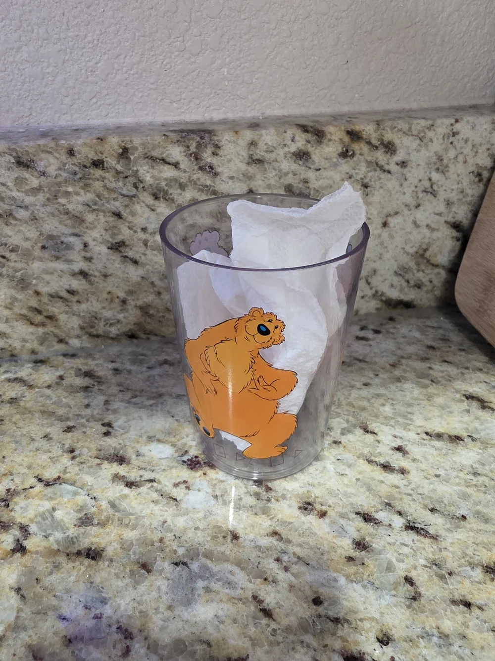 Bear In The Big Blue House Cup Cartoon Bear Acrylic Tumbler in Orange - Picture 2 of 4